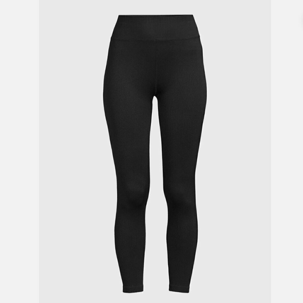 Love & Sports ribbed black high waist leggings Size small